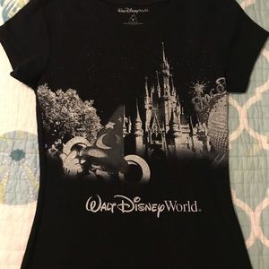 Disney Black t-shirt, Magic Kingdom womens size M